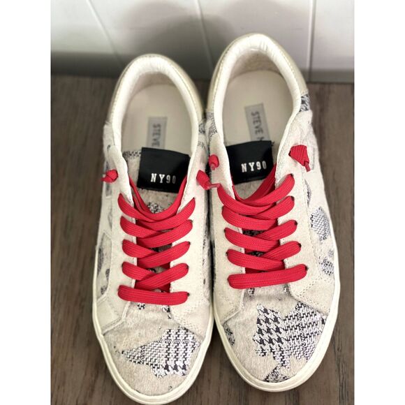 Steve Madden Star Court Philosophy Sneaker Women's Size 7.5 M Textile Cowhide - Picture 15 of 16